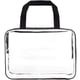 thumbnail image 5 of 2 bolsas organizadoras grandes transparentes para maquillaje, artículos de tocador y cosméticos, bolsas de plástico transparente, bolso de mano pequeño transparente impermeable, 5 of 7