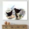 thumbnail image 2 of Designart ' Vintage Countryside Two Birds ' Farmhouse Canvas Wall Art Print, 2 of 4