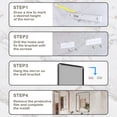 thumbnail image 3 of VIPLOOK Framed Wall Mounted Bathroom Vanity Mirror 59" * 36" - Black, 3 of 16
