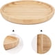 thumbnail image 5 of Juego de 2 platillos de bambú, para macetas de 15 a 20 cm Bandeja de bambú 20 cm, bandeja para macetas, 5 of 5