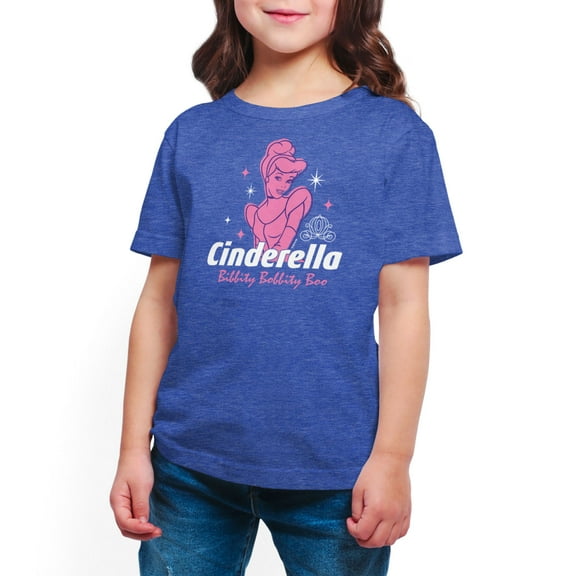 Disney Princess - Cinderalla Bibbity Bobbity - Toddler And Youth Short Sleeve Graphic T-Shirt