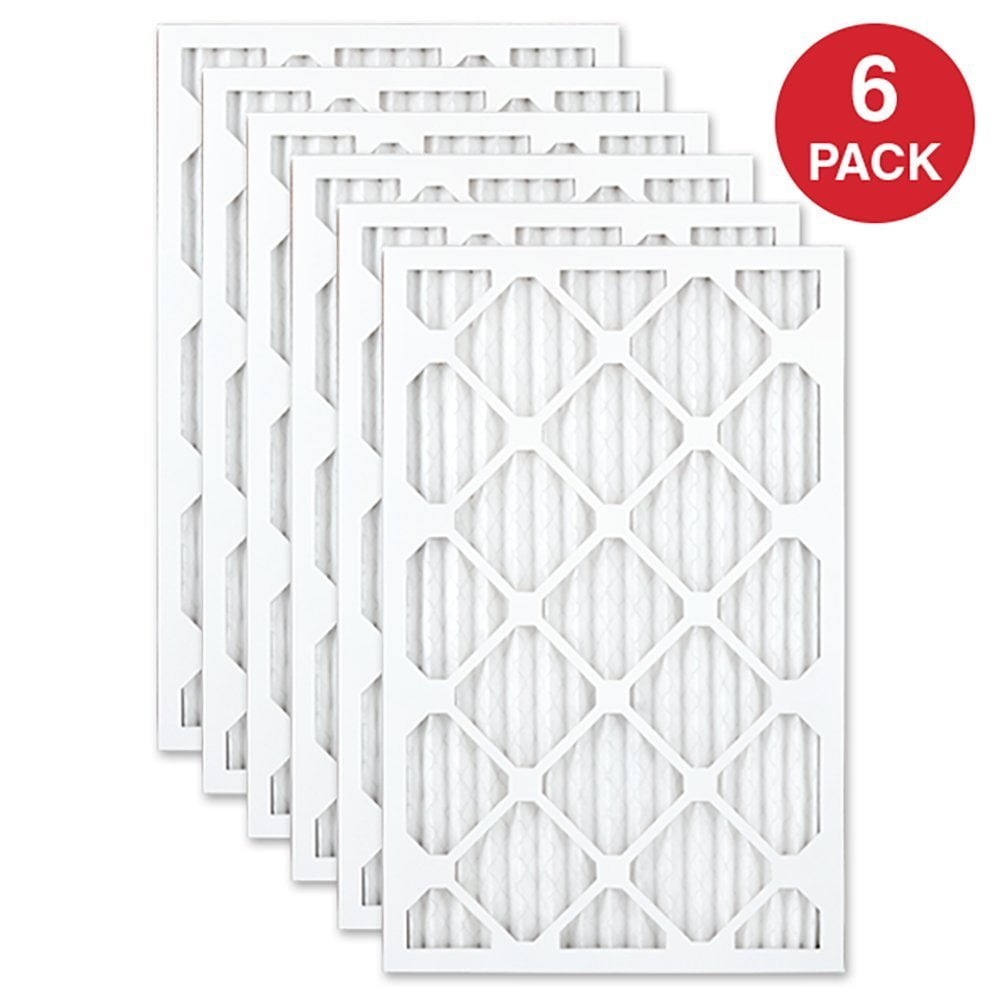 6-Pk AIRx Filters Dust 20x20x1 Air Filter Replacement Pleated MERV 8