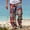Red, variant on Linen Pants Men Pantalones De Hombre Trousers Summer Pants Beach Pants Drawstring Elastic Waist Graphic Prints Comfort Daily Holiday Streetwear Chinos Pants Men Red M