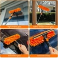 thumbnail image 4 of 20 Ft Reach 2 In 1 Window Washing Squeegee 14 Ft Spliceable Extension Pole Cleaning Tool, 4 of 6