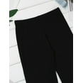 thumbnail image 3 of Zaldita Children Boys' Girl' Classic Stretchy Loose Fit Boot Cut Jazz Dance Pants Dancewear Black 12, 3 of 4