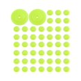 thumbnail image 2 of Mosiee 50 Pcs Perles Convexes Rondes Plates Bloc de Perles Type Tarte aux Haricots Awa Groupe de Pêche, 2 of 9