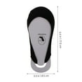thumbnail image 2 of IDEANATEGRATE 5 Pares De Calcetines Invisibles Para Mujer Sling Material Negro, 2 of 8