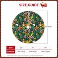 thumbnail image 2 of Sikiie Cute Tribal Leopards Nativity Christmas Tree Skirt, Jesus Christian Winter Holiday Tree Mat Decoration(30-48IN)36", 2 of 6