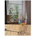 thumbnail image 5 of My Table Talk Set of 4 - Acrylic Rainbow Color Diamond Cut Wine Glass (440 cc/15 oz), 5 of 5