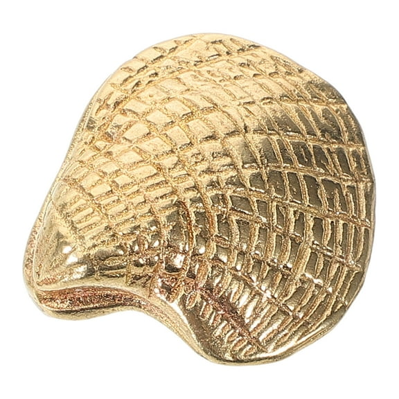 WRITWAA Modern Brass Shell Cabinet Knob for Drawers and Furniture, Decorative Handle for Home and Office