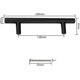 thumbnail image 2 of 8 Pieces Cupboard Handles Drawer Knobs Drawer Pull Cabinet Handle Kitchen Door Handles Stainless Steel Cabinet Handle for Cabinet Kitchen Bedroom, Bla, 2 of 5