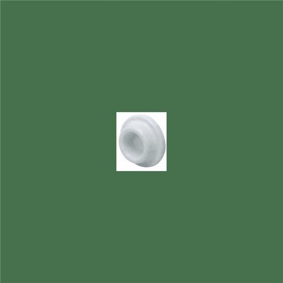 Ives Commercial 411RW Plastic Adhesive Wall Door Stop, White