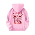 thumbnail image 3 of LUOGENLI Girls Hoodies Size 10-12 Graphic Girls Casual Long Sleeve Hoodies Cute Oversized Pocket Sweatshirt Tops Girls Sweatshirts Size Large Girls Hoodies Size 6-7 5-6 Years, 3 of 9