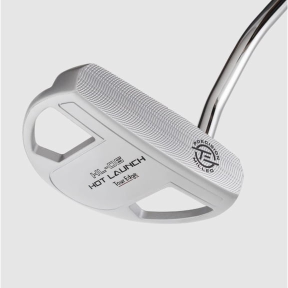 Tour Edge Hot Launch HL-06 Putter 35" (Mallet, Single Bend) Milled 2025 NEW
