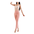 thumbnail image 2 of Women’s 100% Wool Thermal Fleece-Lined Pants, Extra-Thick Lamb Fleece Winter Leggings, Warm Inner/Outer Wear Cotton Pants, Cozy Cold-Weather Stretch Bottoms, 2 of 11