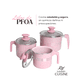 thumbnail image 5 of Pocillo recubrimiento de cerámica premium con tapas Milk Pan - ALFA 6pz recubrimiento ceramico, 5 of 9
