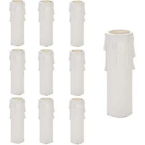 Plastic Chandelier Candles, 10pcs Chandelier Teardrop Candles, Chandelier Candle Tubes, Teardrop Candle Tubes, Chandelier Candle Sets