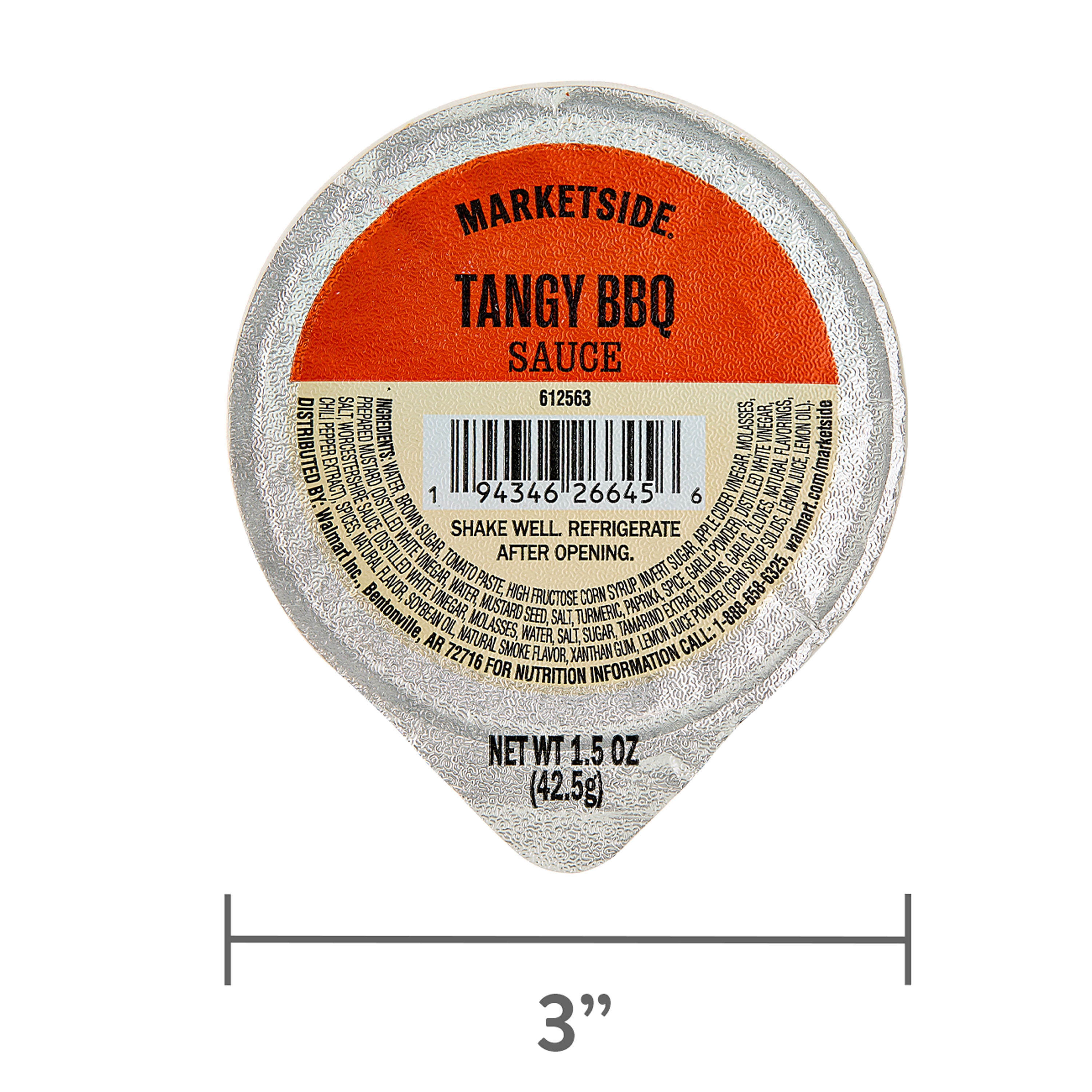 Marketside Tangy BBQ Dipping Sauce, 1.5 oz