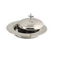 thumbnail image 1 of Assiette à Pain Empilable avec Couvercle - Acier Inoxydable (Miroir/argent), 1 of 4