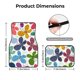 thumbnail image 5 of Fotbe Colorful Butterflies Juego de 4 Tapetes para Auto con Estampado – Alfombrillas de Goma Reforzada, Diseño Antideslizante, Protección para Todo el Año – Vehículos, Autos, Camionetas y SUVs, 5 of 7