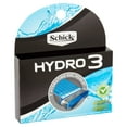 Schick Hydro 3 Men's Razor Blade Refills, 4 Ct + 1 Hydro 5 Refill