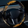 thumbnail image 2 of Panda Sunflower 14.5 Inch Printing PVC Leather Auto Accessories Steering Wheel Covers Car Wheel Cover Steering Wheel Cover, 2 of 6