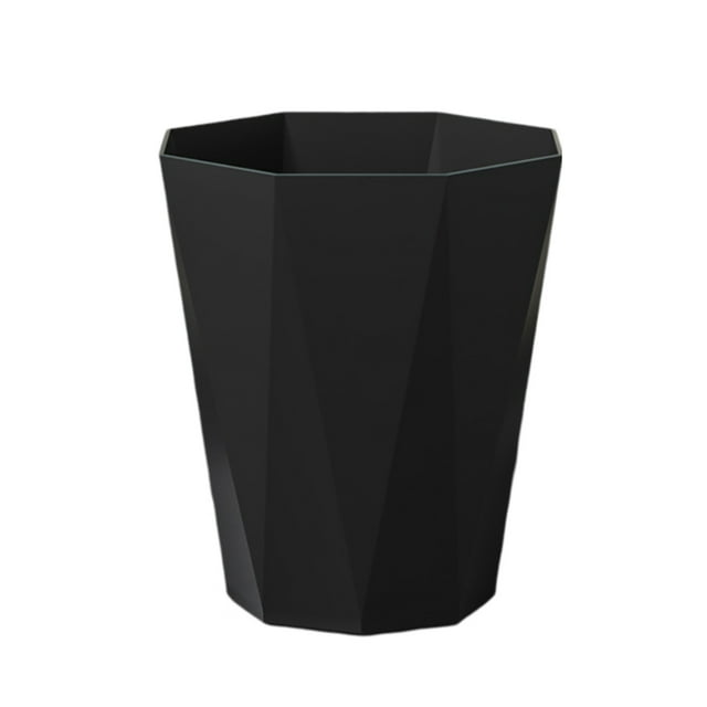 Polygon Small Can Can Wastebasket Garbage Container Rubbish Can Paper Organizer For Bathrooms Laundry Room Kitchens Kids Rooms Dorms Paper Bags Drawstring Super Human Bags J Yard Bag Holder Stand