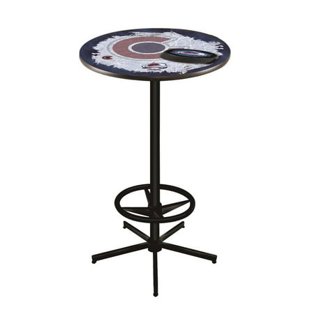 - Colorado Avalanche 42 Inch High, 36 Inch Top Black L216 Pub Table