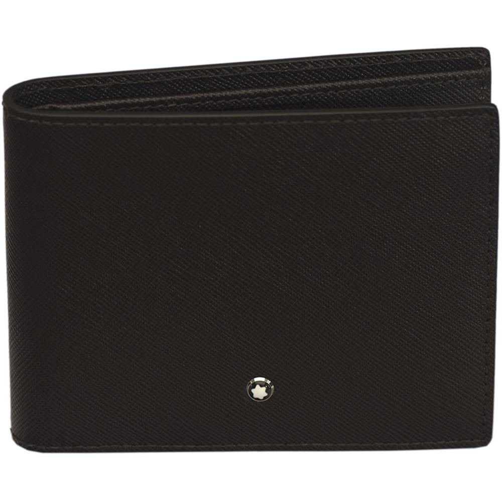 Montblanc New Montblanc Mens Brown Leather Sartorial Wallet 6CC 11