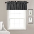 thumbnail image 1 of VargottomSolid CottonValancesRod PocketValancesFor WindowsCurtain Toppers One Panel,56x18 Inches, Gray, 1 of 7