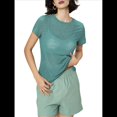 thumbnail image 1 of Camiseta Deportiva Ultraligera Transparente de Secado Rápido con Espalda Abierta para Mujer, Ideal para Yoga, Running y Otras Actividades. Verde Bosque M, 1 of 9