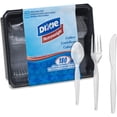 thumbnail image 4 of Dixie, DXECH0180DX7, Heavyweight Disposable Forks, Knives Teaspoons Keeper Pack Grab-N-Go by GP Pro, 180/Box, 4 of 12