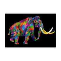 Trademark Fine Art 'Wooly Mammoth' Canvas Art by Bob Weer