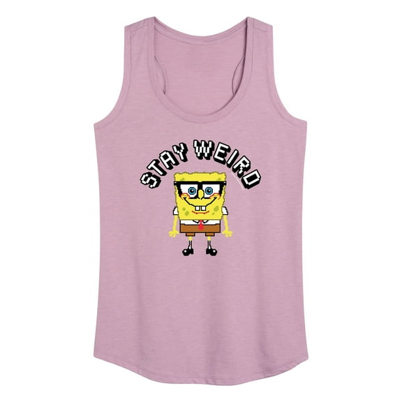 SpongeBob SquarePants - Stay Weird - Women's Racerback Tank