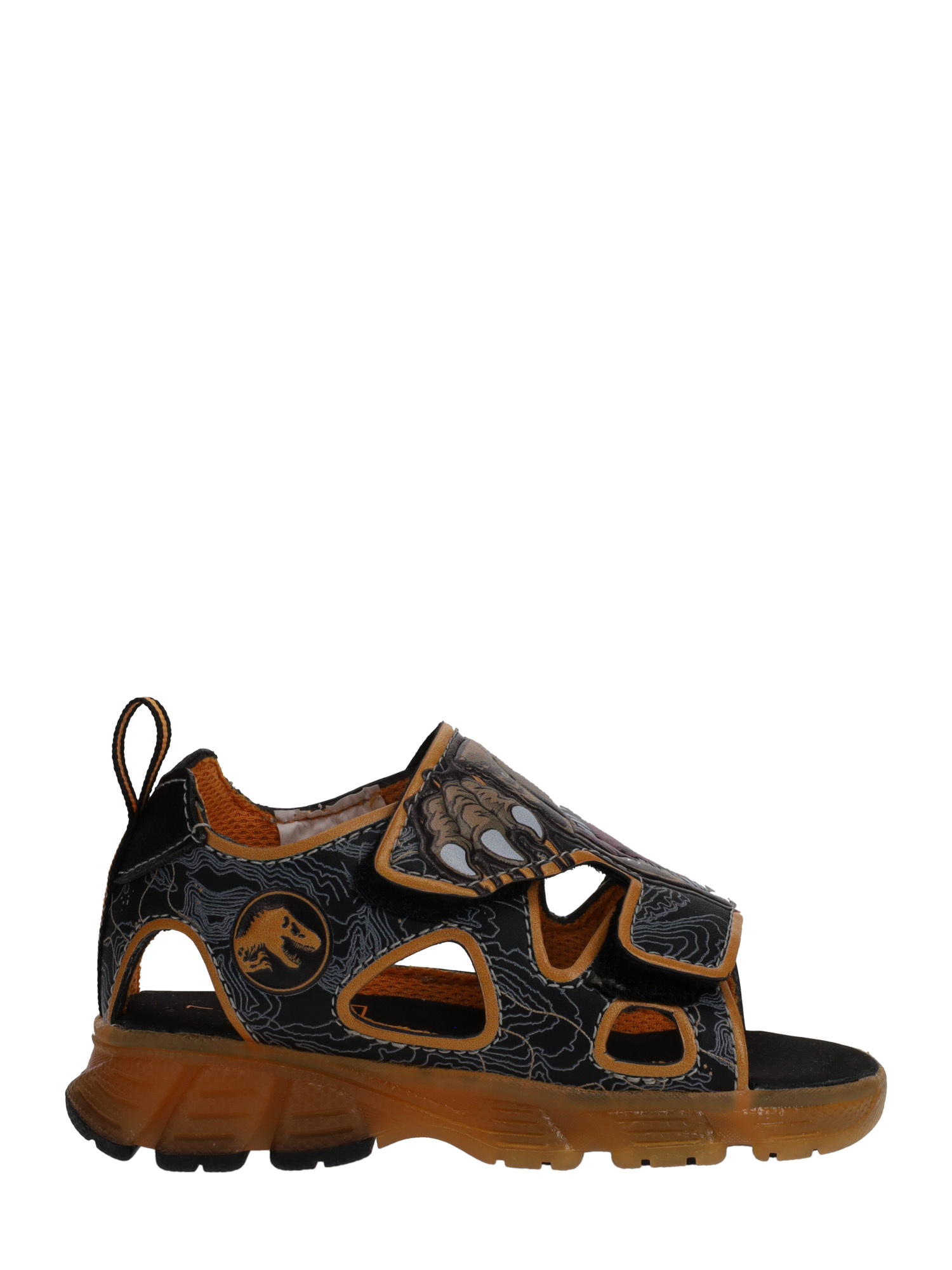 Jurassic World by Universal Little Boys Open Toe Orange Sandal