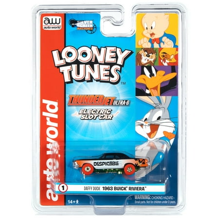 Aw Thunderjet Sc363 R33 Silver Screen Slot Car Daffy Duck 1963 Buick Riviera