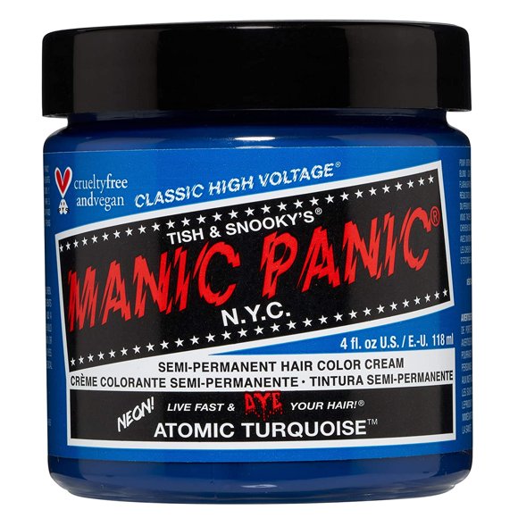 Tinte Para Cabello En Crema Semipermanente Manic Panic ATOMIC TURQUOISE MANIC PANIC CREMA SMIPERMANENTE