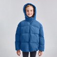 thumbnail image 5 of Girls Puffer Jackets Hooded Full Zip Warm Windproof Winter Coats Outerwear Size 5-6t, 5 of 5