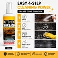 thumbnail image 4 of Greasekiller BBQ Spray, Heavy Duty Grill Cleaner and Degreaser, Fast-Acting Grease Remover for BBQ Grills, Smokers, Ovens, Air Fryers and Kitchen Surfaces,1Set, 4 of 7