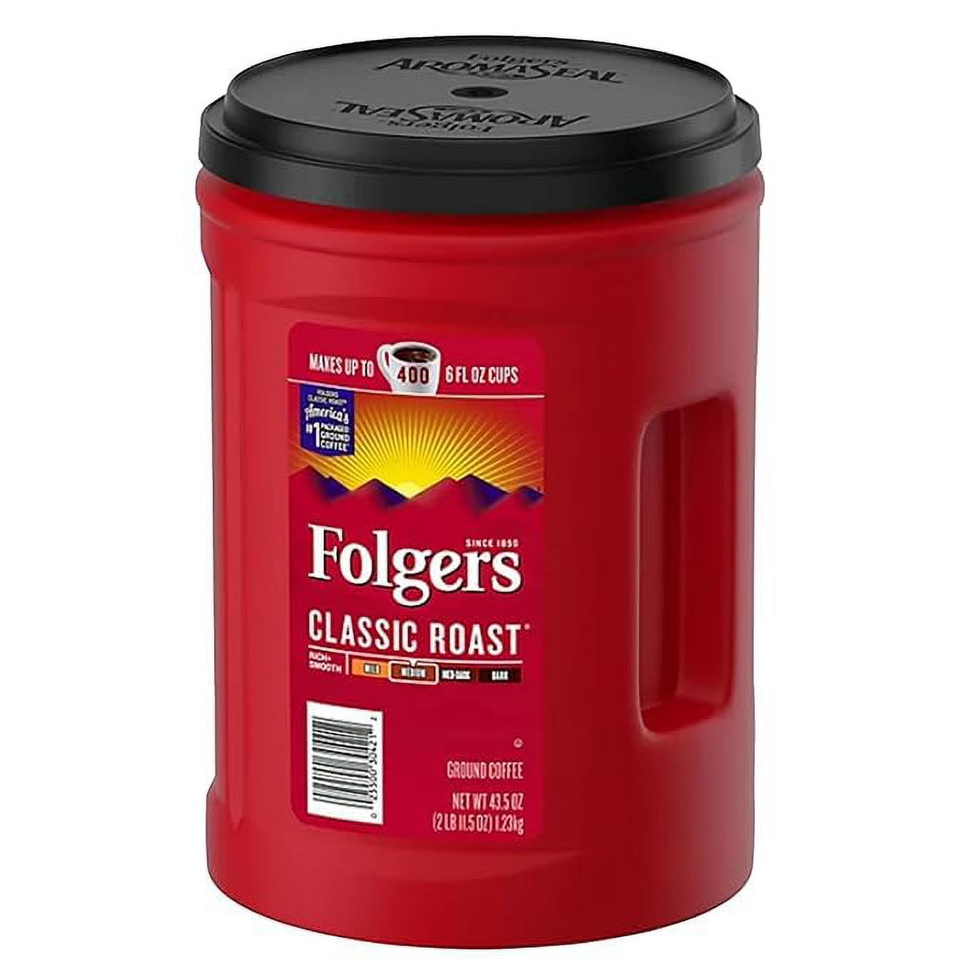Folger Classic Roast Ground Coffee (43.5 oz.) - 1 Pack