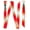 Red, variant on Showman Premium Ombre Print Nylon Tie Strap & Off Billet Set (Red)