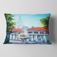 thumbnail image 1 of Tour Eiffel de Paris - Coussin Décoratif Imprimé Paysage - 12x20, 1 of 4
