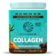 Sunwarrior Collagen Building Protein Peptides, Chocolate Fudge, 20 servings