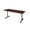 Mahogany, variant on Romig Axis-Pro 42 x 24 in. Steel T-Base Training Seminar Table- Maple