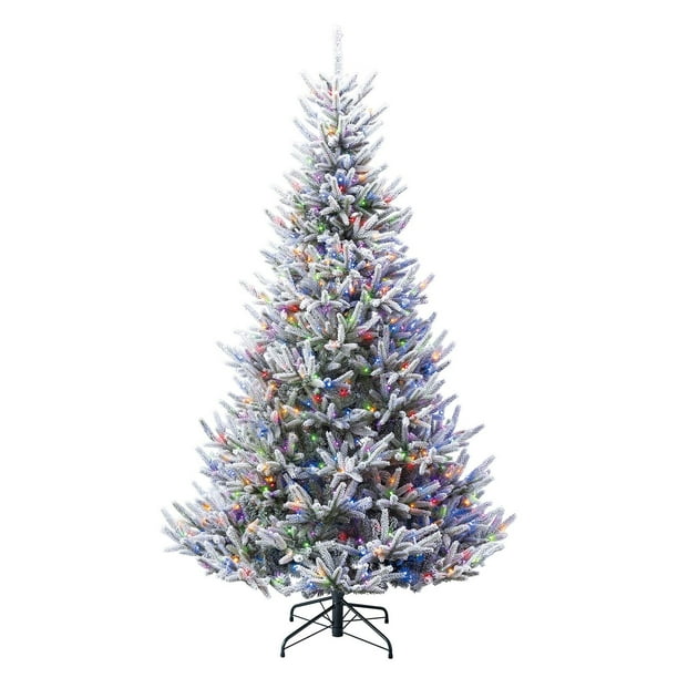 Member's Mark 7.5' Pre-Lit Snowy Georgia Christmas Tree