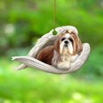 thumbnail image 2 of Car Angel Puppy Sleeping Car Trailer dentro del espejo retrovisor Penda decorativa Wmkox8yii fhajkh781, 2 of 6