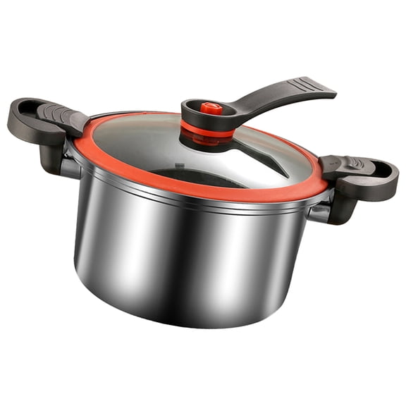STOBOK Stainless Steel Pressure Cooker Multi Even Heat Distribution