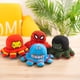 thumbnail image 2 of Muñeco de peluche de Los Vengadores de Marvel, Spiderman, Iron Man, Capitán América, Hulk, Thanos, pulpo, juguete de dibujos animados que se puede voltear, regalo para niños Fivean Peluches, 2 of 2