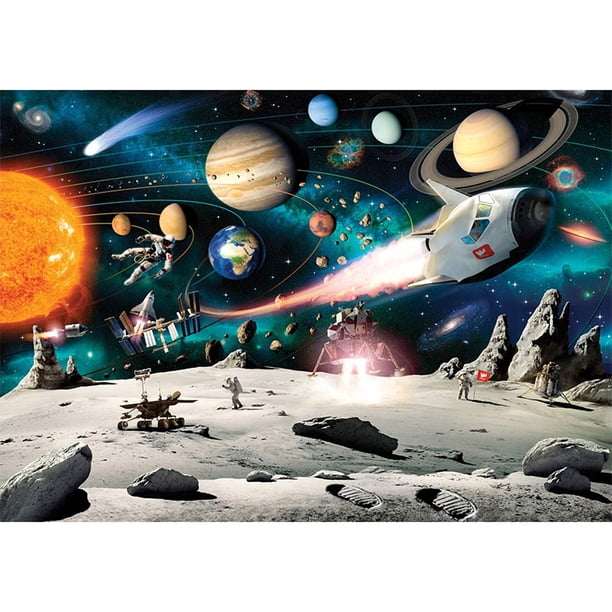 Taladro Pintura Diamante (DB6233) 5D Universo Completo DIY Bordado Rhinestone (LG288) 30x40cm FLhrweasw Nuevo
