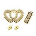 thumbnail image 4 of HeroNeo Metal Heart Clasp Buckles Turn Lock Twist Locks For Handbag Bag Purse Craft DIY, 4 of 6